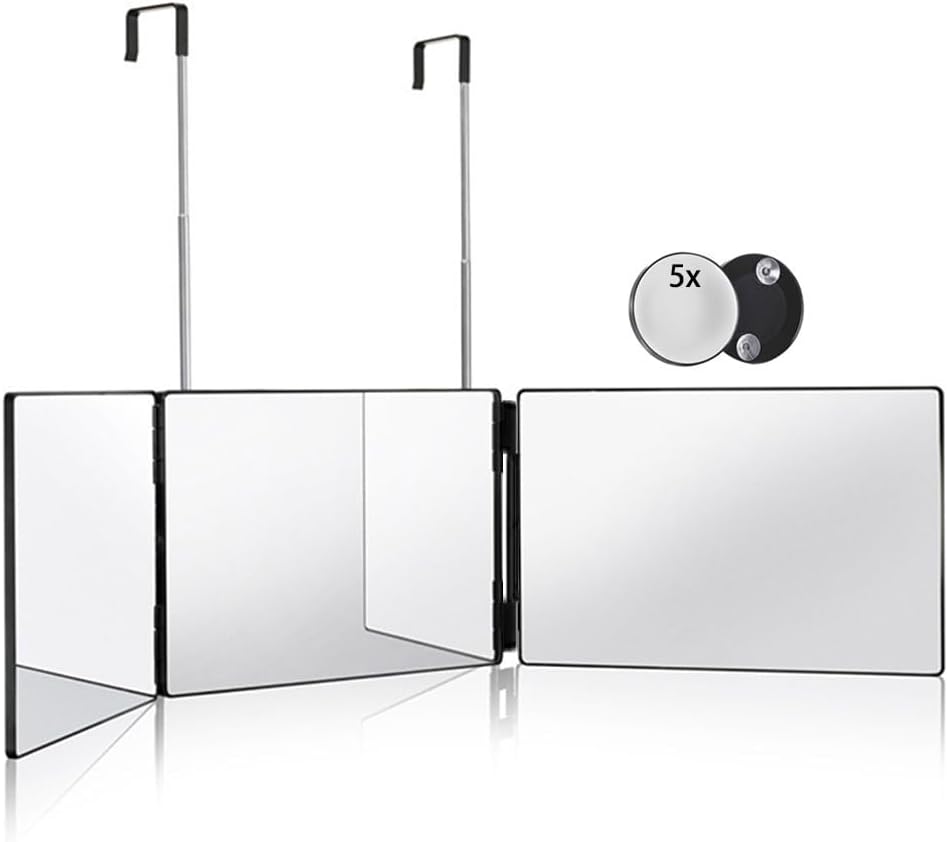 Trifold Barber Mirror Pro Travel