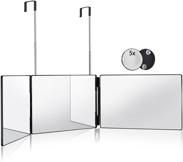 Trifold Barber Mirror Pro Travel