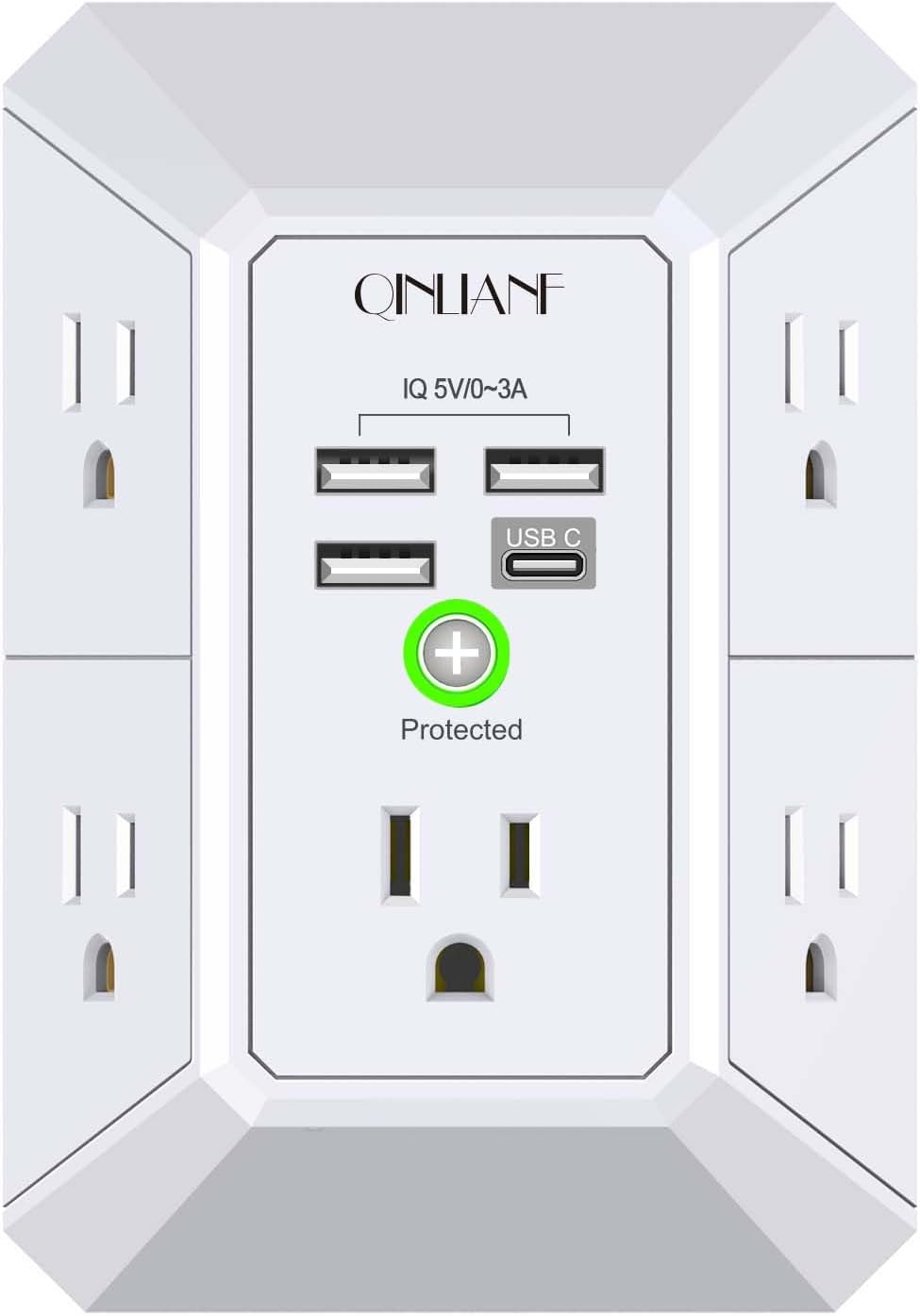PowerHub Wall Outlet and USB Extender